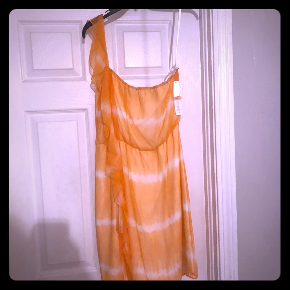 Cute off the shoulder dress!